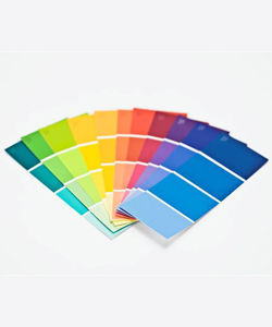 Colour Swatches For Paint Industries